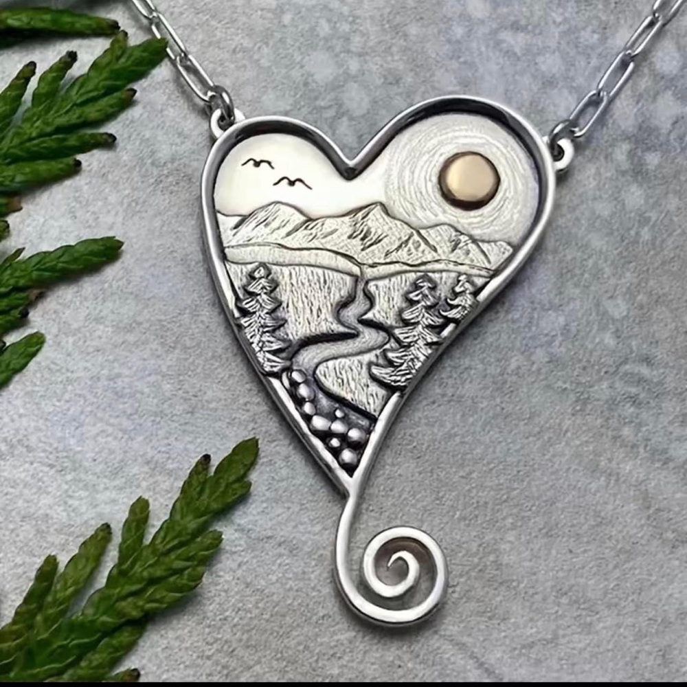 Beautiful Heart necklace available